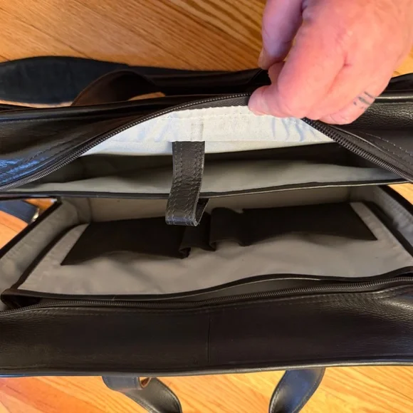 **50% off SALE** Piel Leather Professional Computer Briefcase Portfolio